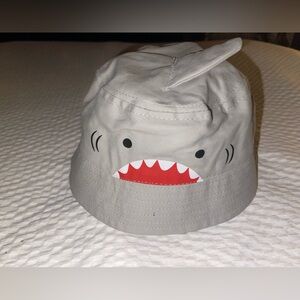 Gray Shark Kids Bucket Hat
